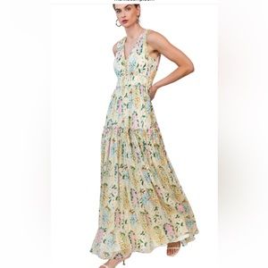 Hunter Bell Genevieve Dress Floral Tile